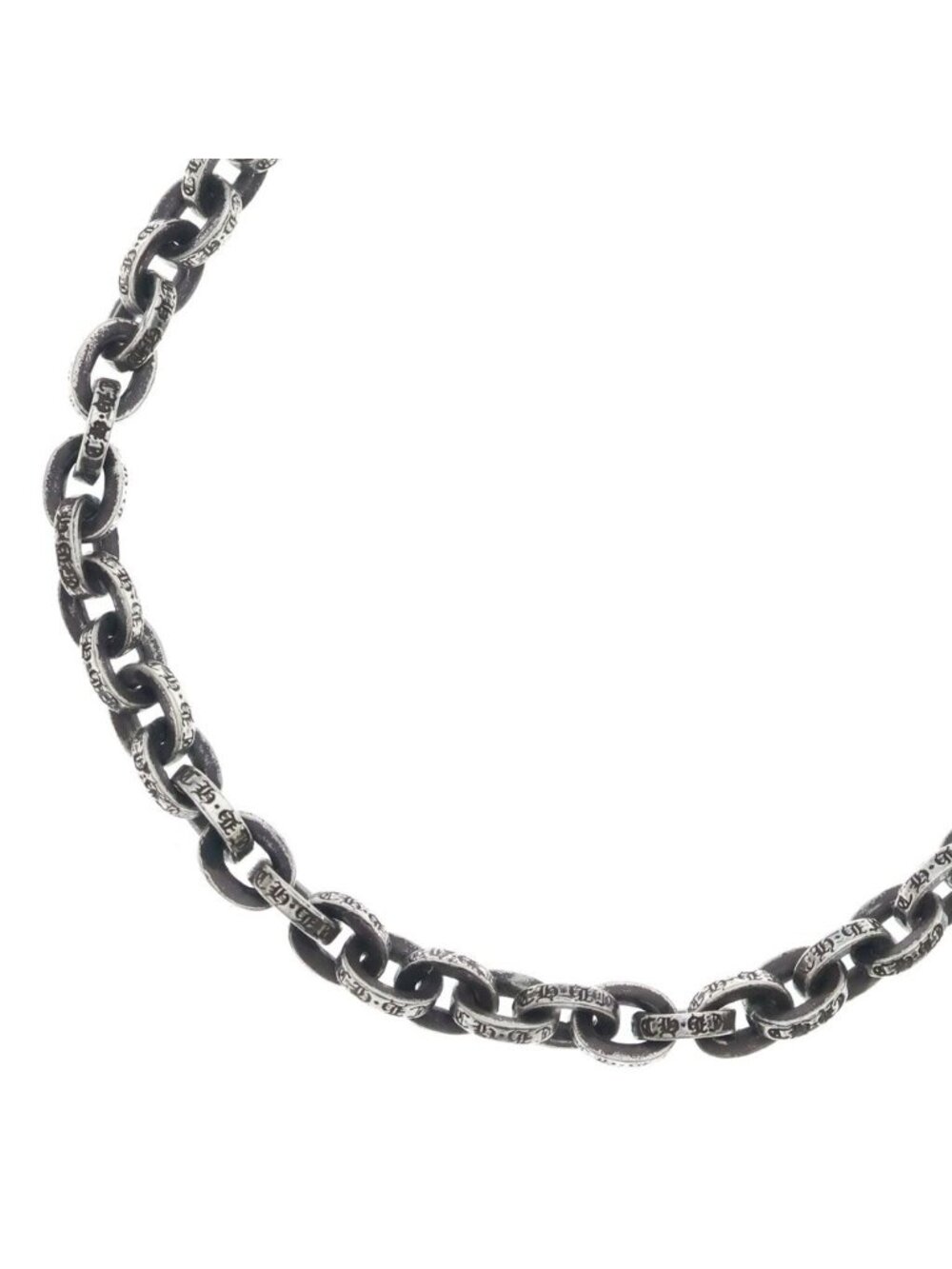 Chrome Hearts Paper Chain 20 Necklace Silver